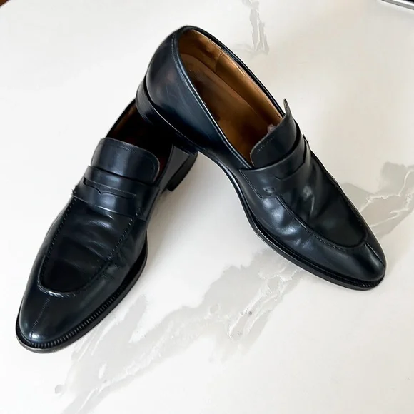 Magnanni | Shoes | Magnanni Black Leather Split Apron Toe  display picture 3